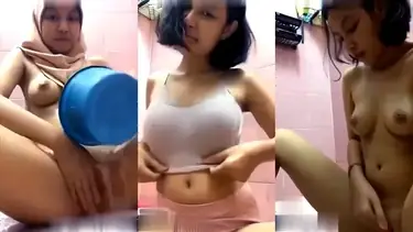 Elsya Hijab Main Solo Omek Mendesah Basah Muncrat Liar poster